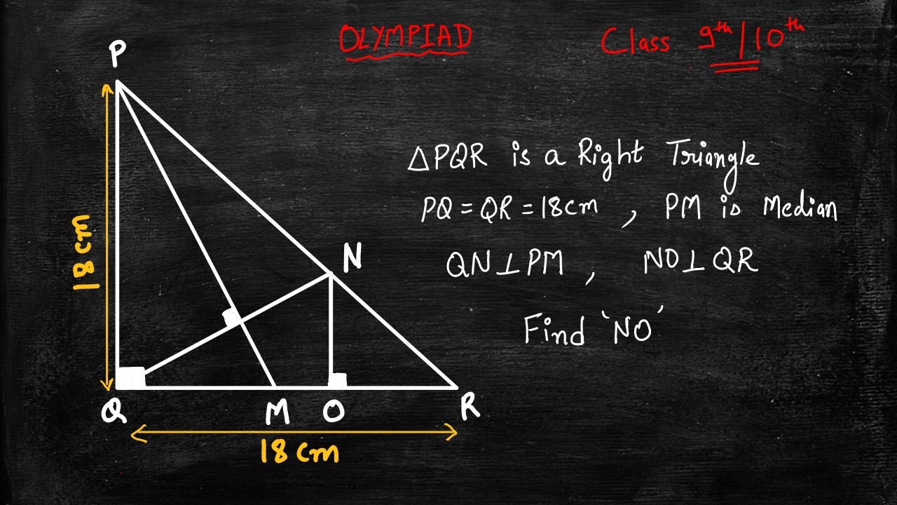Right angle triangle |Basic Proportionality theorem | Pythagoras #class10 #class9 #olympiadmath