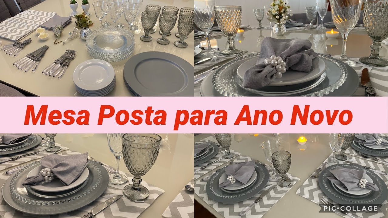 Mesa Posta Para o Ano Novo/Réveillon