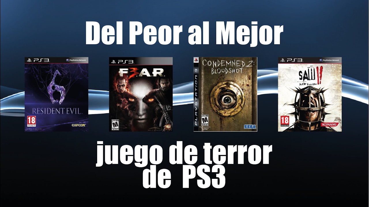 Todos los juegos de terror de PS3 del peor al mejor