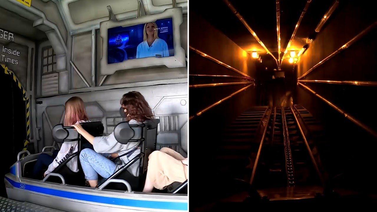 Astro Storm On Ride POV - Brean Theme Park