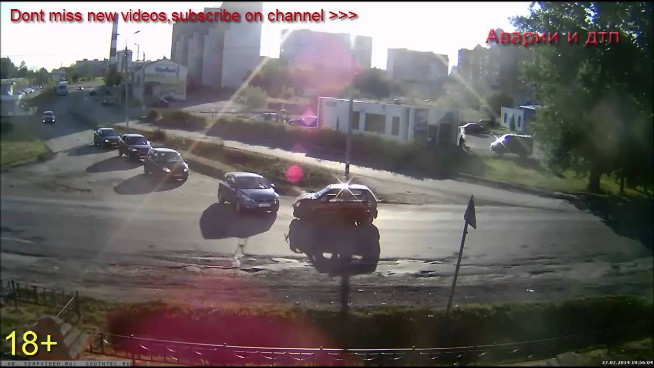 Аварии и ДТП Июль 2014 Car crash compilation #30