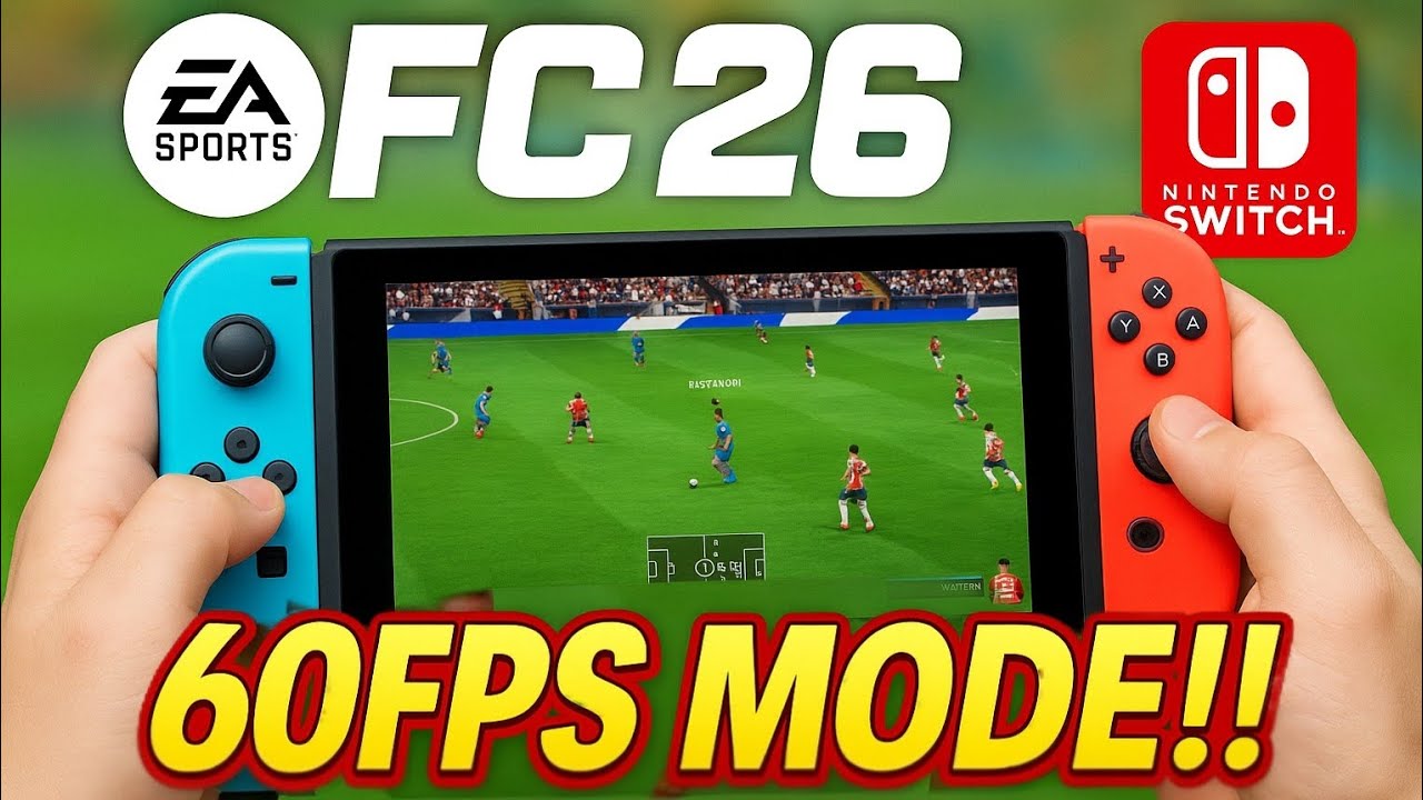 EA FC 26 Nintendo Switch – Finally 60FPS Gameplay! 🔥 Smooth Like Never Before!