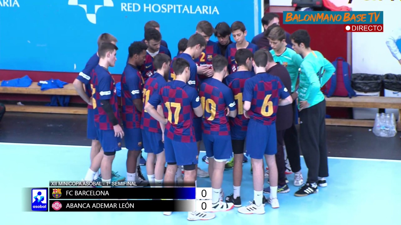 CAD MAS - BARÇA 🆚 ADEMAR LEÓN -1ª Semifinal XII MiniCopa Asobal Valladolid 2019
