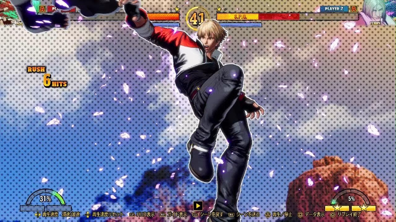 餓狼伝説 City of the Wolves　ランクマ　テリーVS.ロック㉞