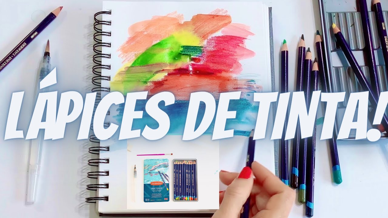 Como usar los Lápices de tinta Inktense de Derwent