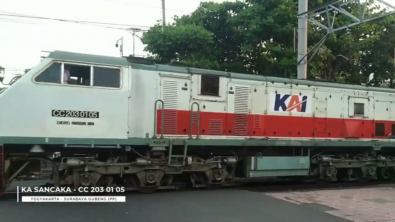 KA SANCAKA berangkat dari Stasiun Tugu Yogyakarta