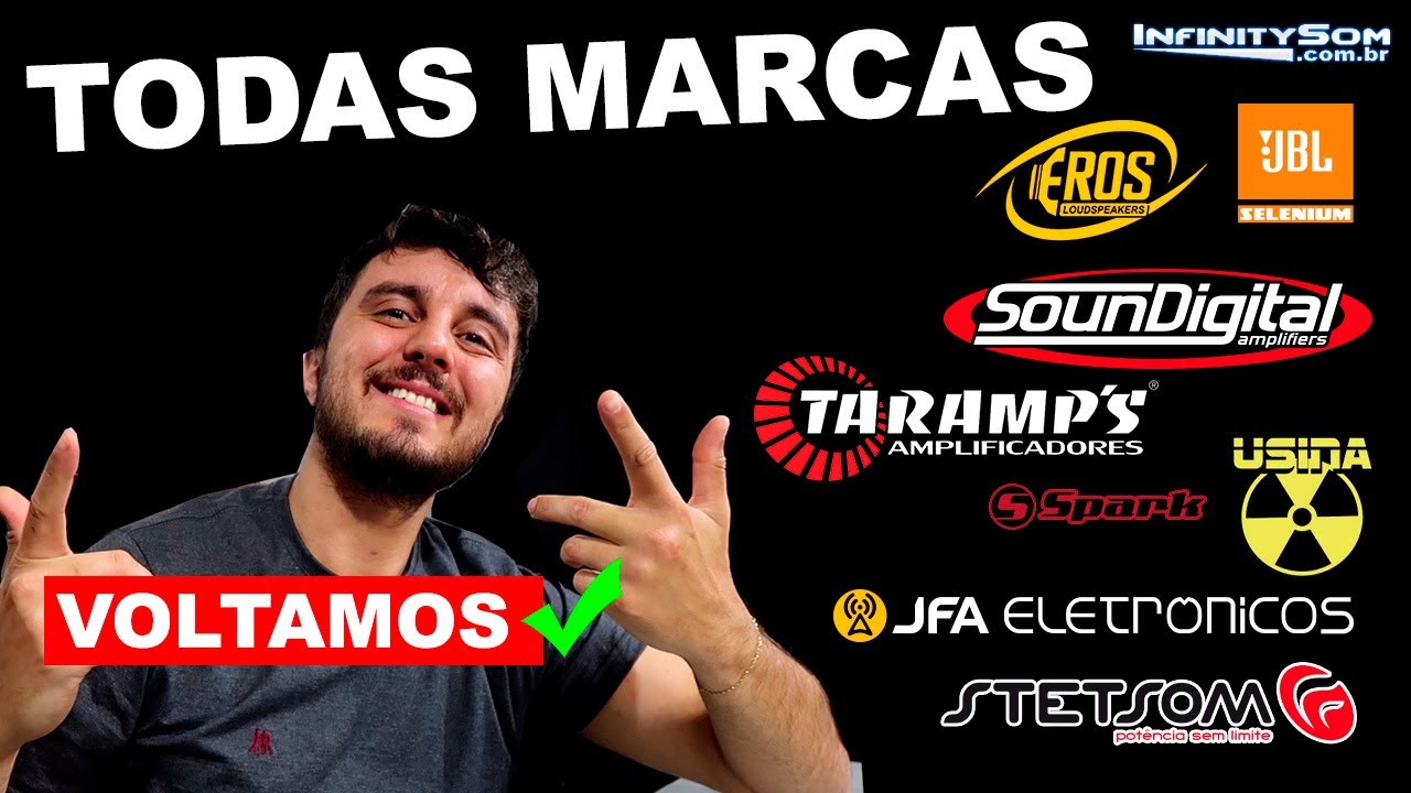 AGORA TODAS AS MARCAS NA INFINITYSOM!