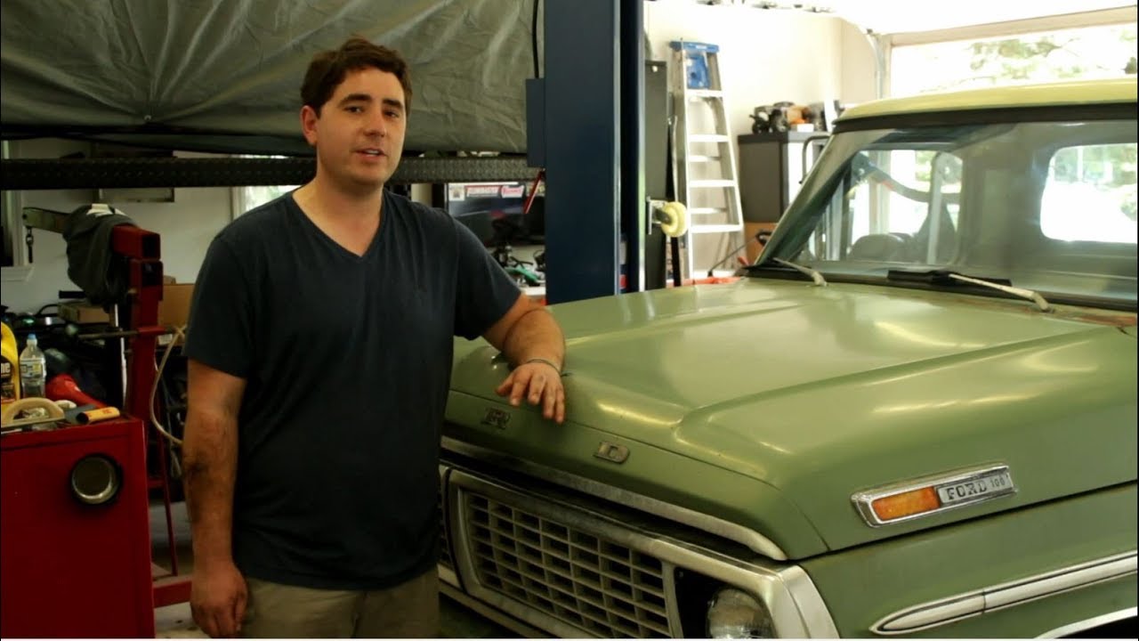 1970 Ford F100 Transmission Oil Change. No Drain Plug!