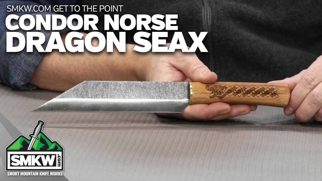SMKW Get to the Point: Condor Norse Dragon Seax Knife