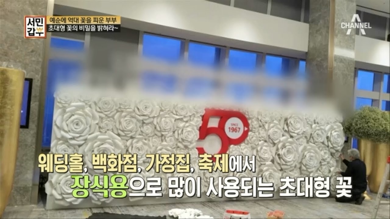 갑부의 억! 소리나는 대형 조화! 행사, 백화점, 가정집까지...! ★인기만점★ l 서민갑부 208회