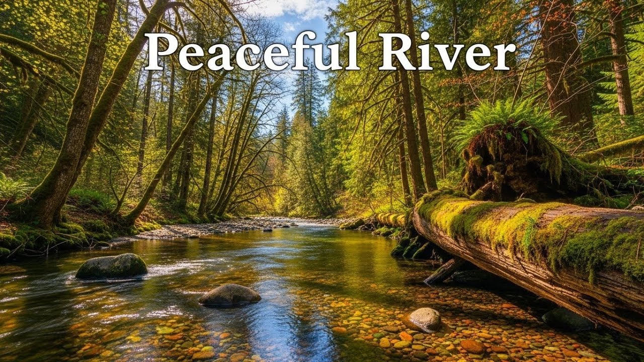 Calm Flowing River 🌿 Peaceful Natural Ambience for Meditation and Deep Sleep #651