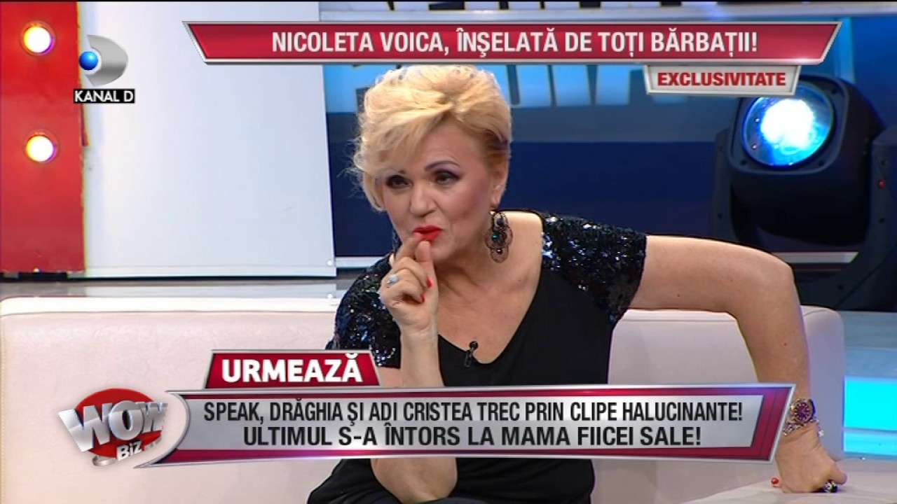 WOWBIZ (04.07.2017) - Nicoleta Voica, inselata de toti cei 3 soti! Pe ultimul l-a prins in flagrant