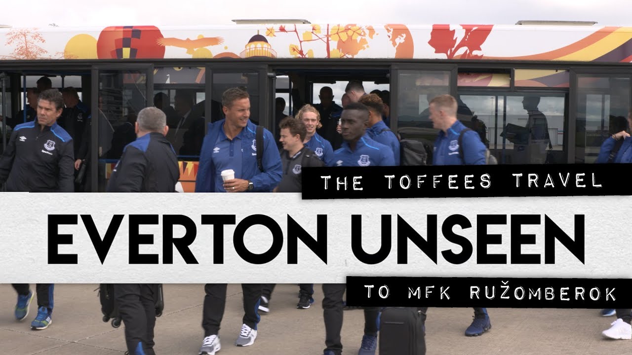 EVERTON UNSEEN #2: THE TOFFEES TRAVEL TO RUZOMBEROK