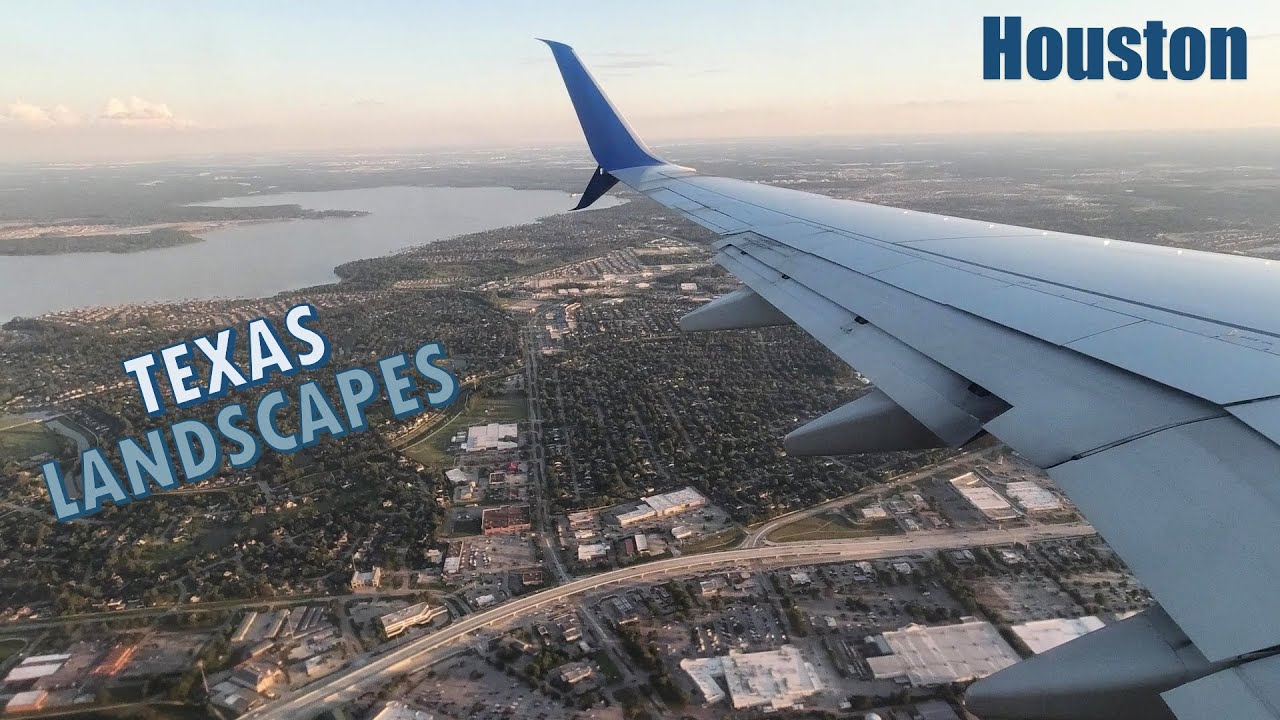 Final Approach 🛬 United 737 Landing at Houston IAH Airport