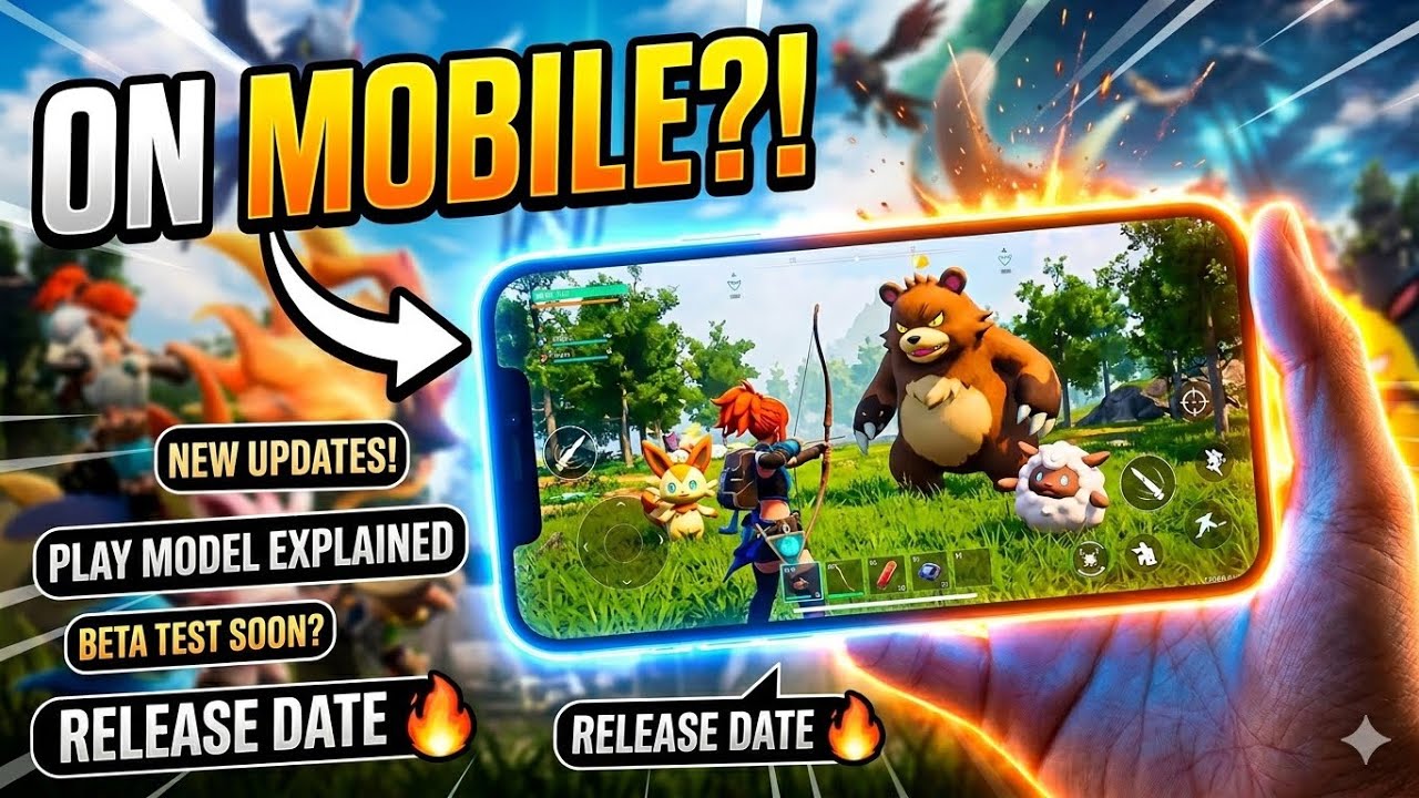 Finally! Palworld Mobile New Updates Reveal Gameplay | Release Date 🔥