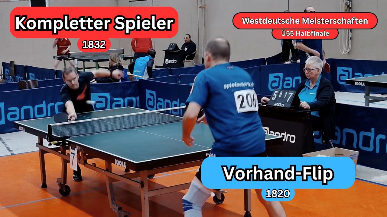 🏓Halbfinale: Kölner Duell 🏓 Christian Grund - Sascha Ley (WdM55)