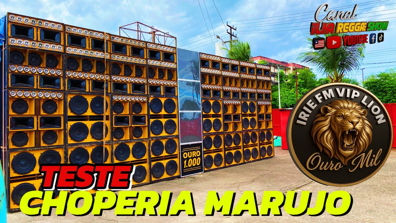 TESTE NOVIDADE NOVOS TELÕES DO  LADO DOMINGUEIRA ESPECIAL IRIE FM VIP LION OURO MIL CHOPERIA MARUJO