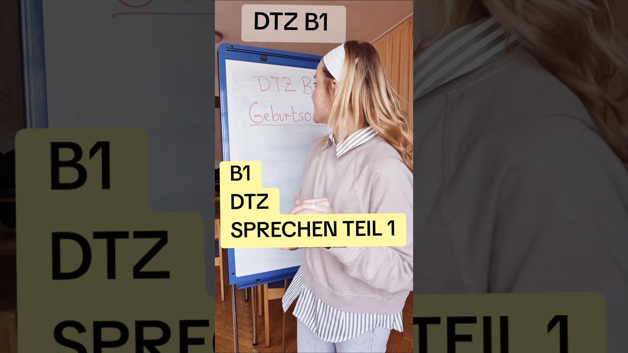 DTZ &bull; Sprechen Teil 1 &bull; Geburtsort #deutschlernen #deutschkurs #telc #dtz #dtzsprechen