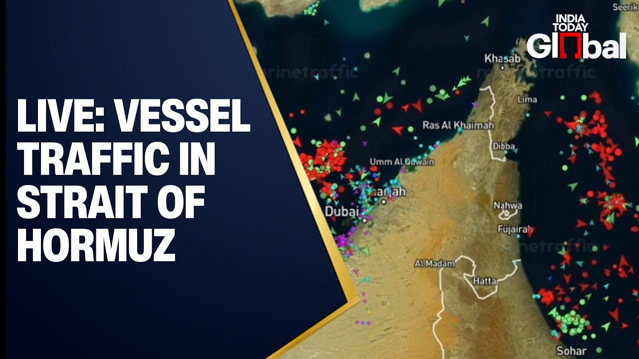 LIVE: Vessel Traffic in Strait of Hormuz | Shipping & Maritime Security Updates
