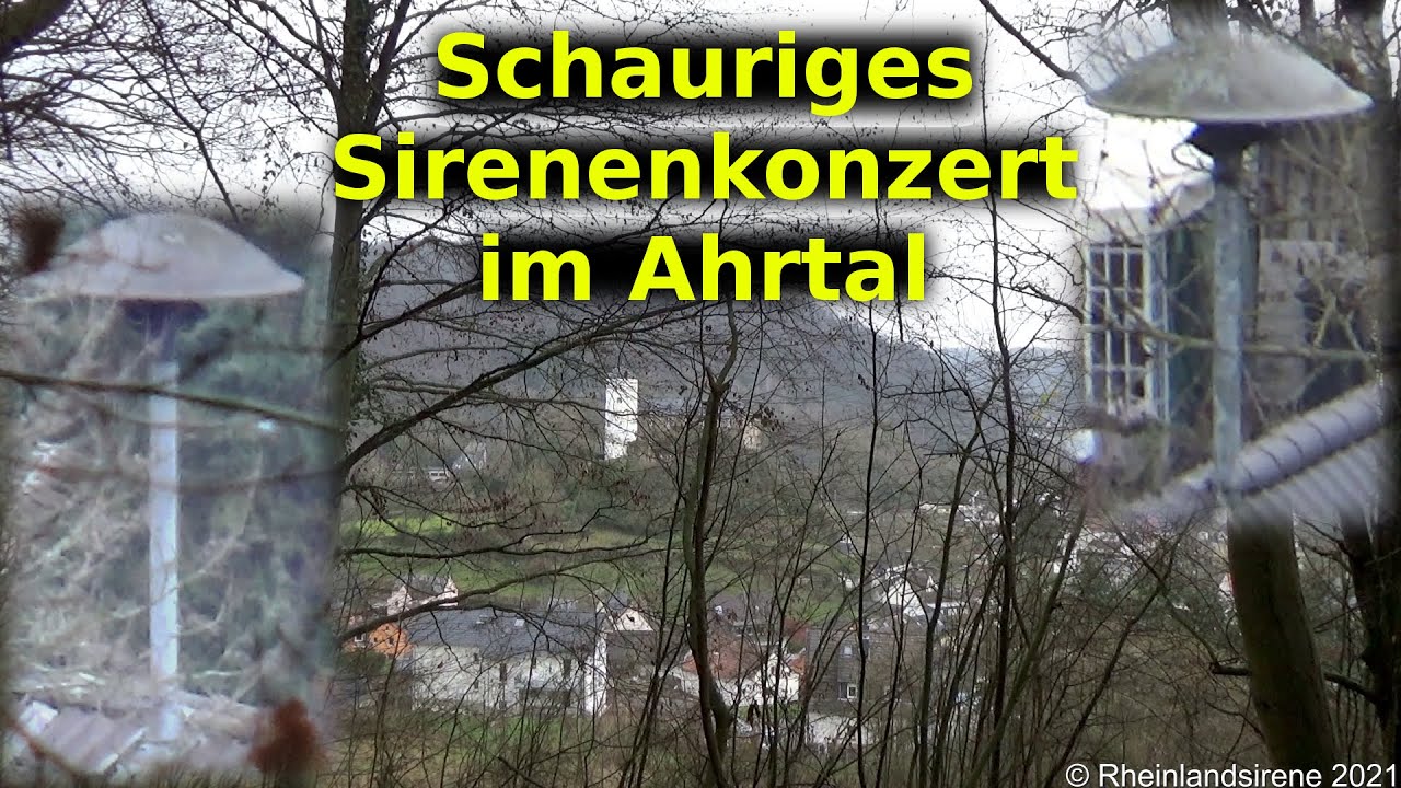 Sirenenalarm mit G&auml;nsehaut-Faktor | Probealarm im Ahrtal | E57-Sirenen | Beeindruckender Klang
