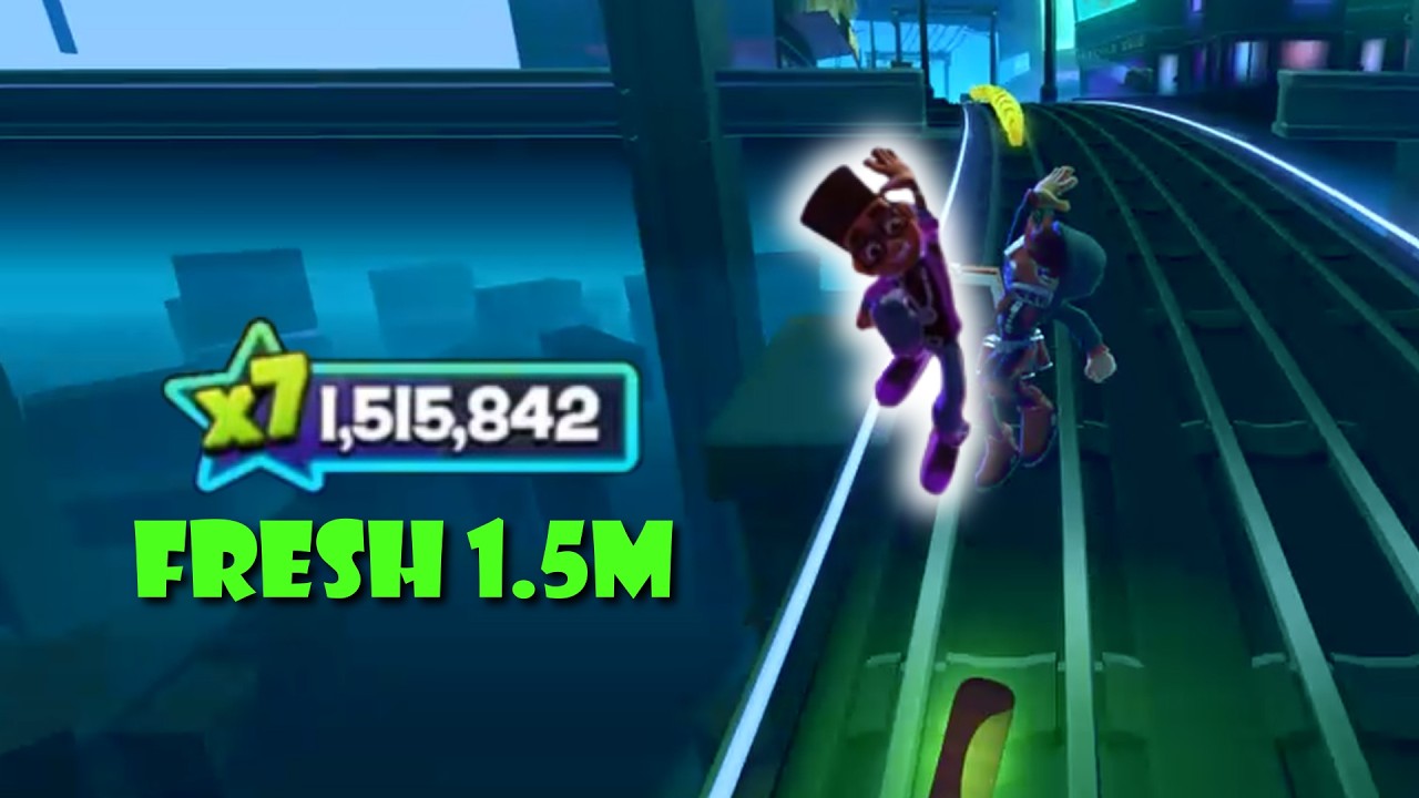 INSANE 1.5M Run With Fresh! | Subway Surfers City