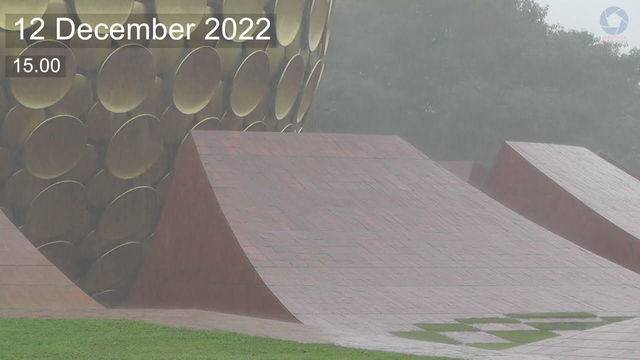 Rain in Matrimandir