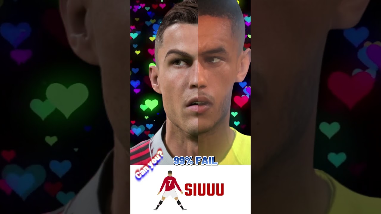 Ronaldo face match 😱😍 #shorts #fifa23