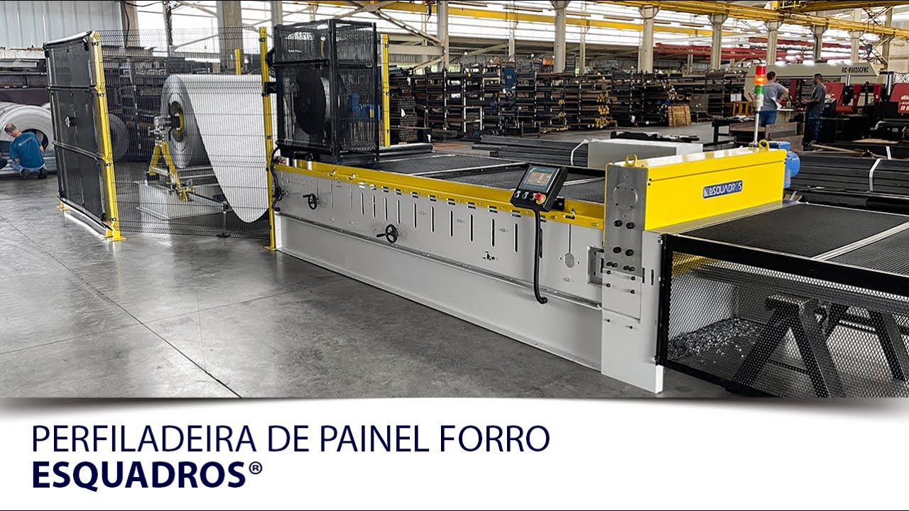 Perfiladeira de Painel Forro | Esquadros