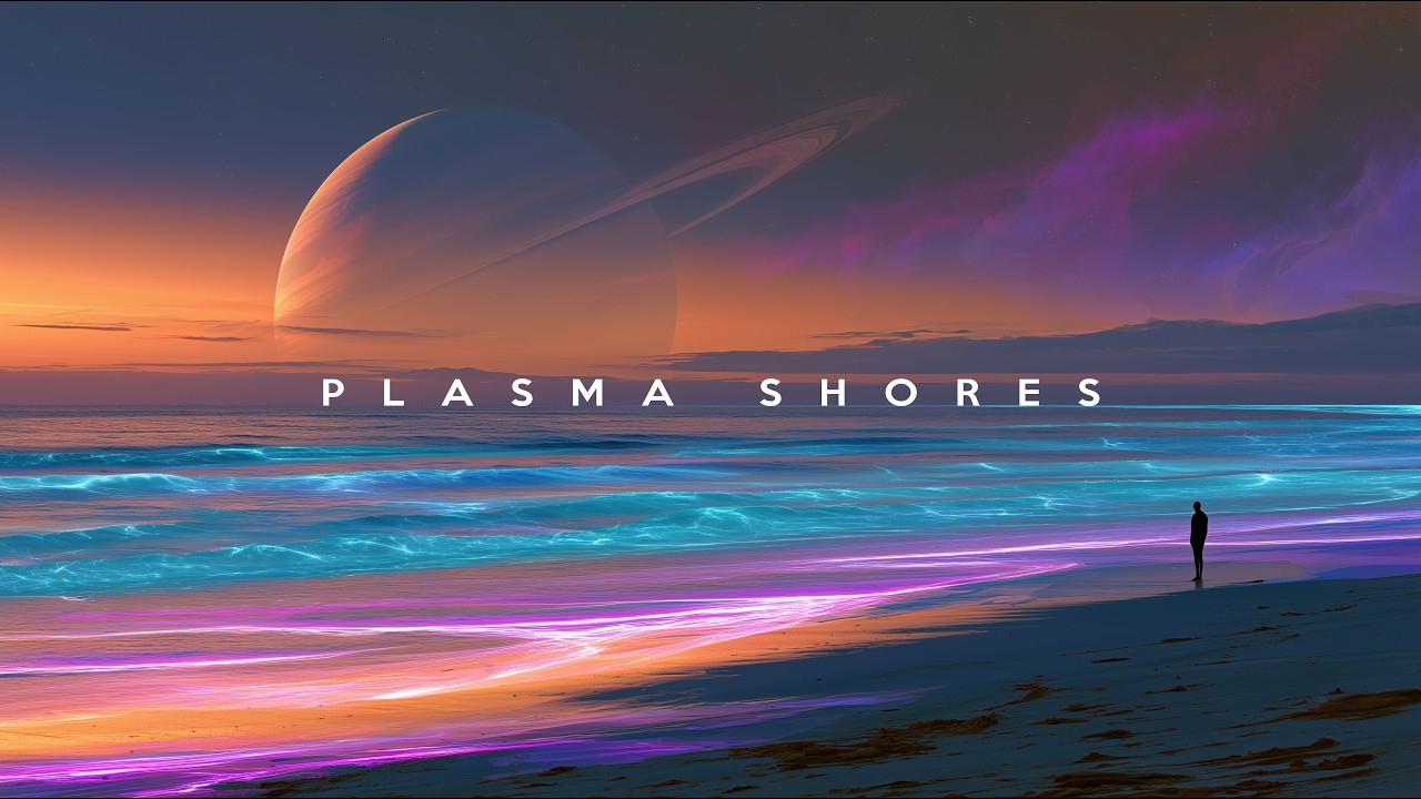 Plasma Shores - A Soft Ambient Soundscape for Deep Focus, Calm Work and Study | 4K