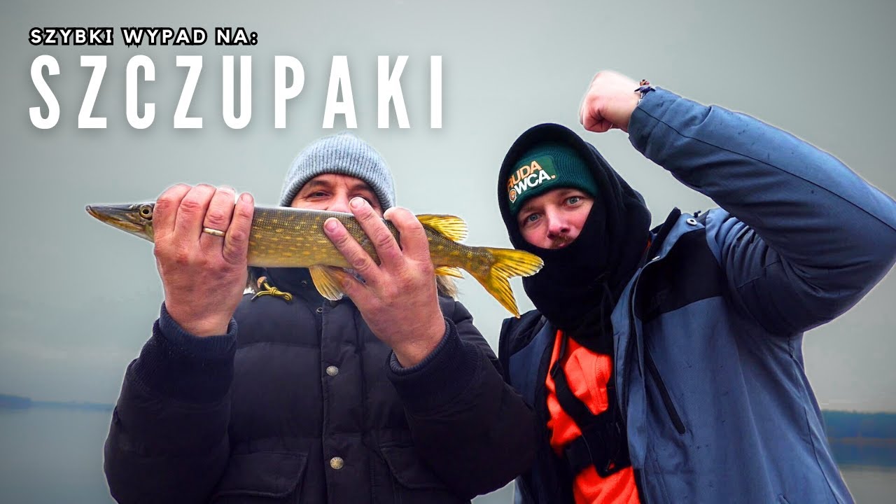SZCZUPAKI Z Ł&Oacute;DKI ! KR&Oacute;TKI WYPAD NAD WODĘ!