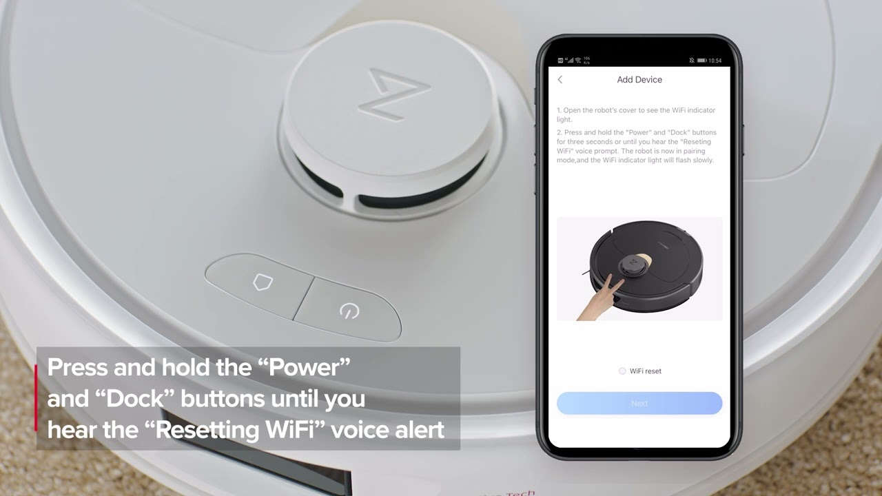 Roborock Q Revo - Connecting to the App.