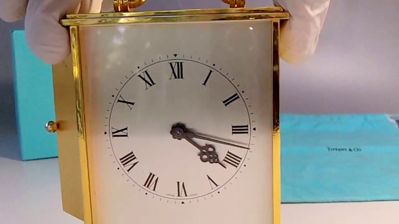 Vintage Tiffany & Co. Mechanical Alarm Clock