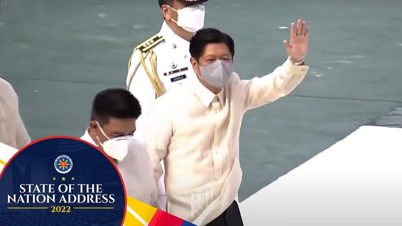 President Marcos arrives at Batasang Pambansa for his first SONA | ABS-CBN News