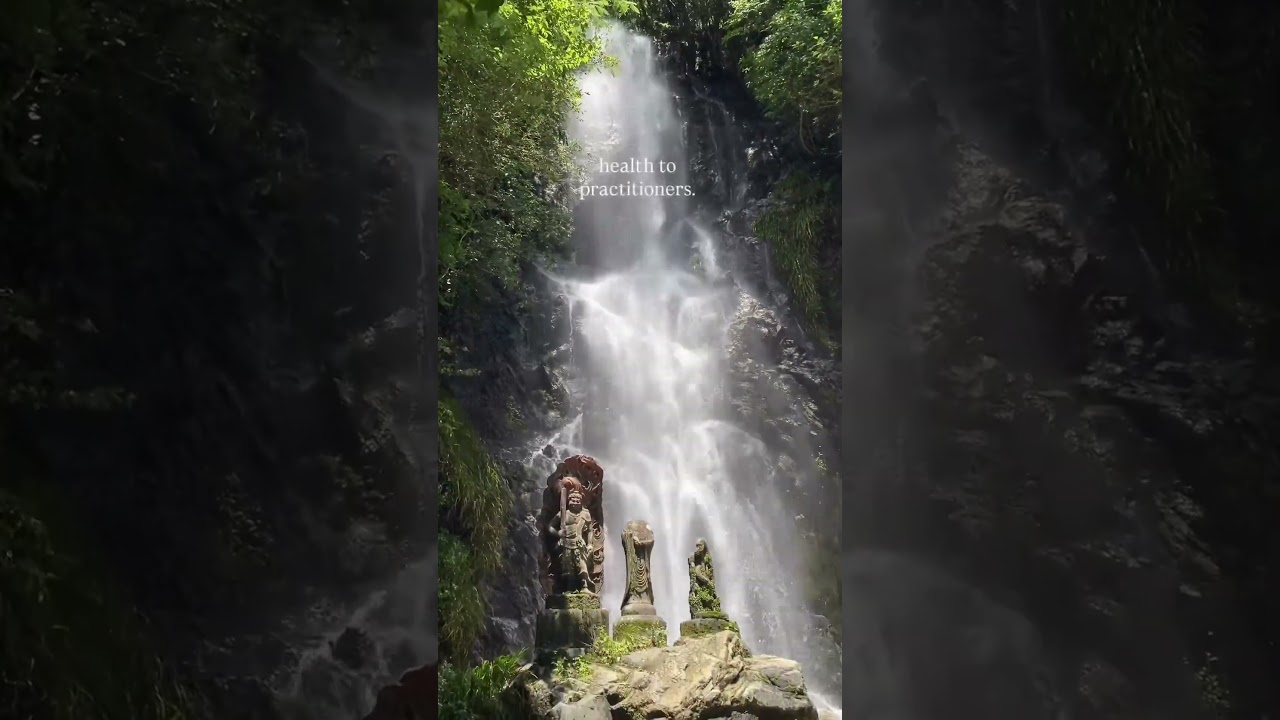 Waterfall training in Saga, Japan (Takigyo, 滝行)