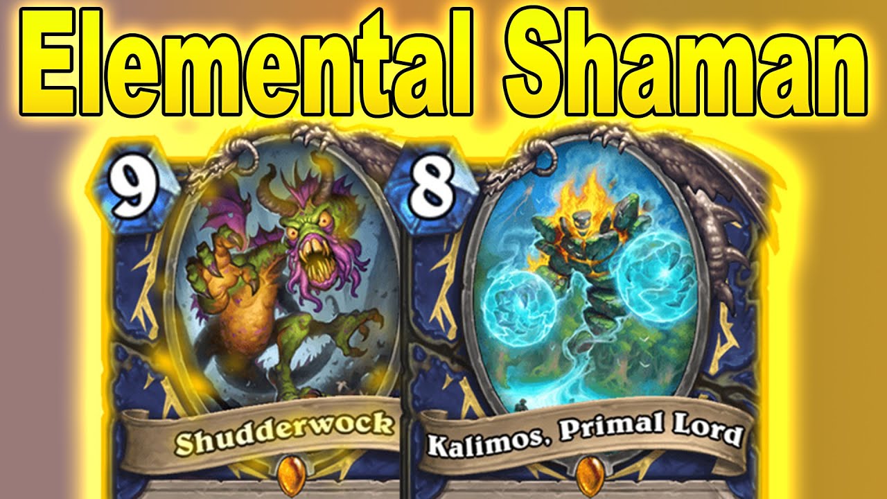 Kalimos Elementals Quest Shaman Has Shudderwock Around! Castle Nathria Mini-Set | Hearthstone