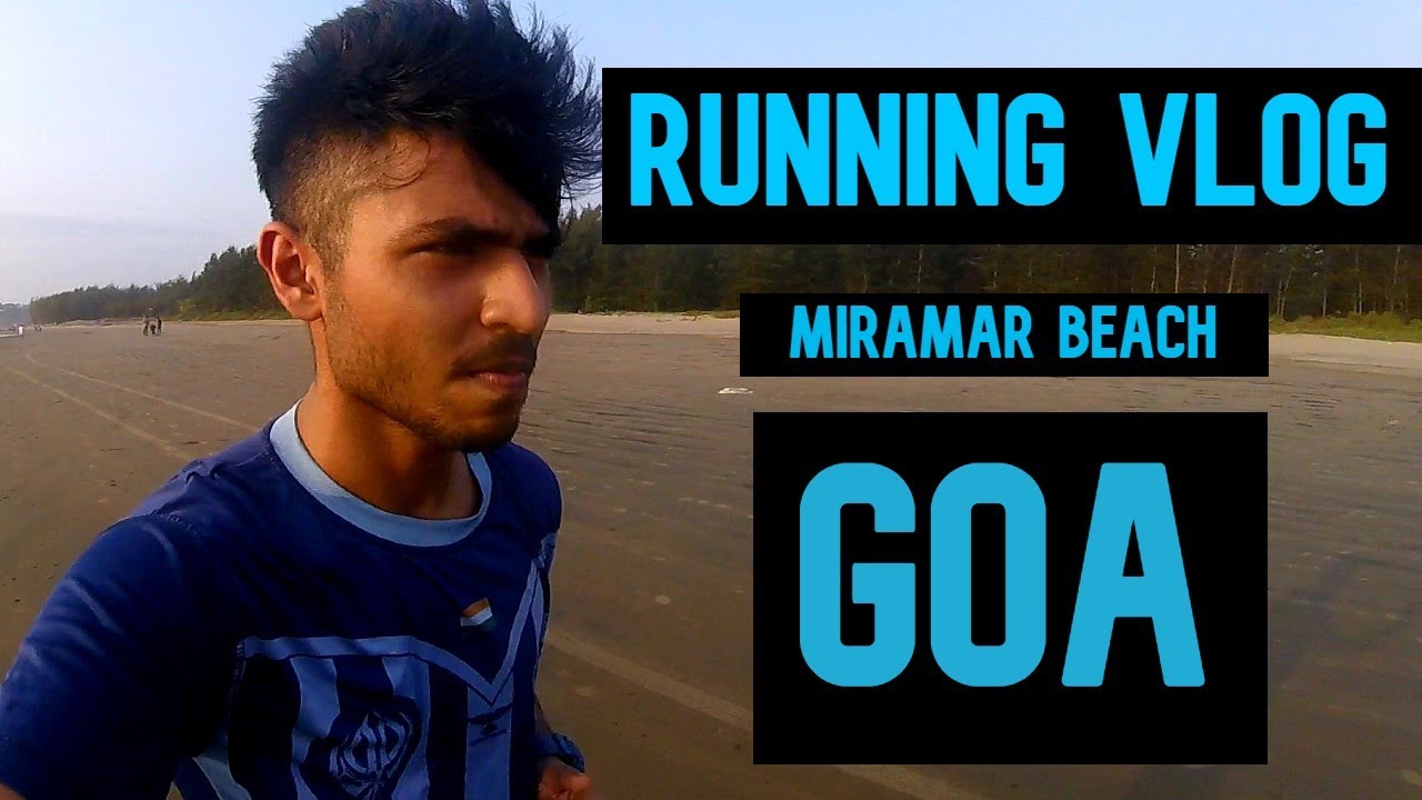 Running Vlog 1 - Miramar Beach, Goa | Aditya Sawant