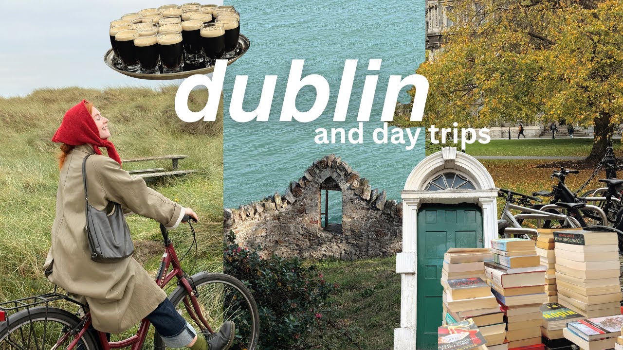 ireland vlog 🇮🇪 my husbands first time in dublin, howth day trip, wicklow sheepdogs, trinity college