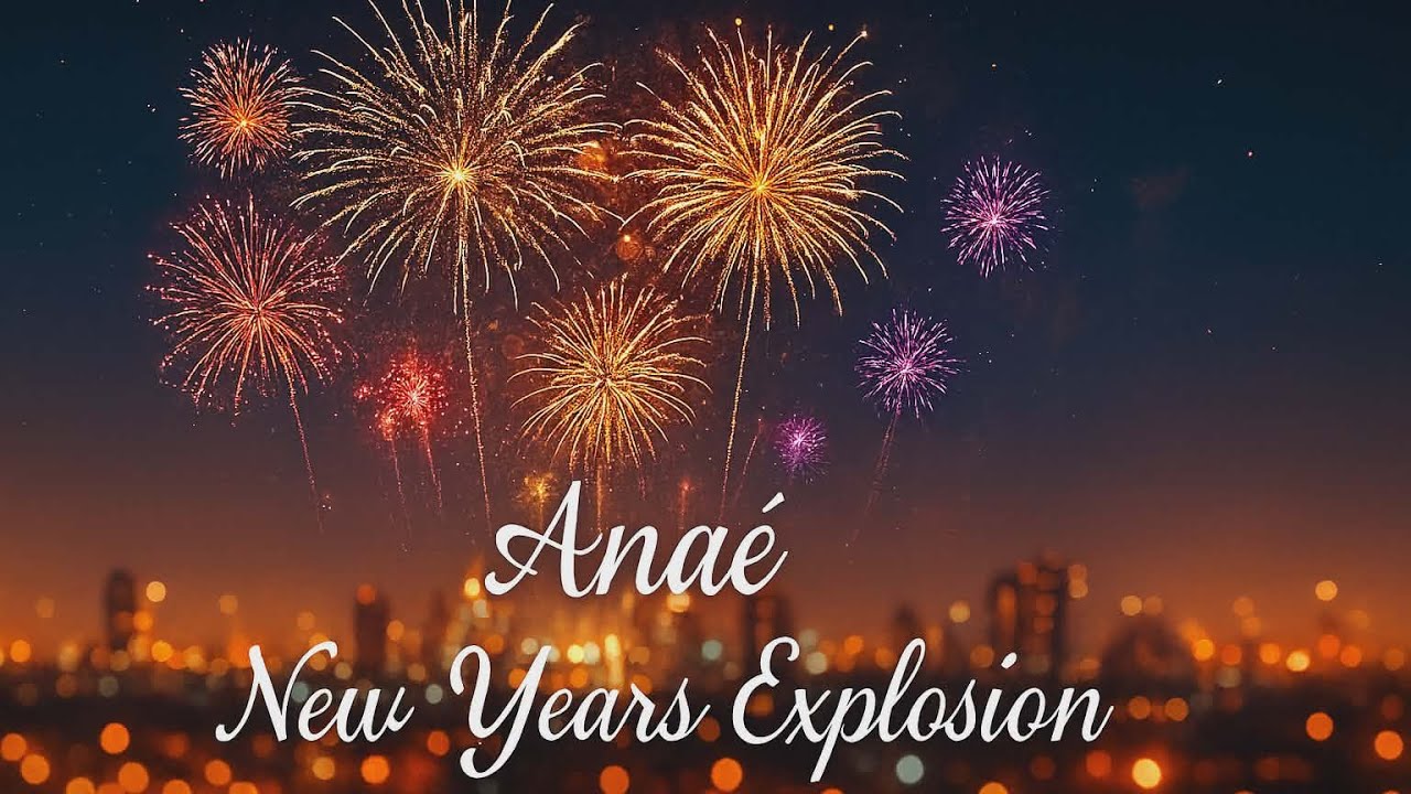 Ana&eacute; - New years explosion (Official 2025) [Lyric video]