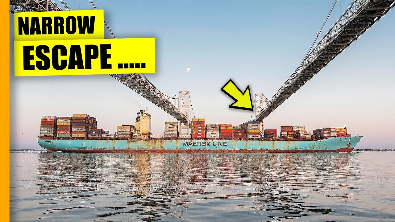 Ship Almost COLLIDED with BRIDGE ..