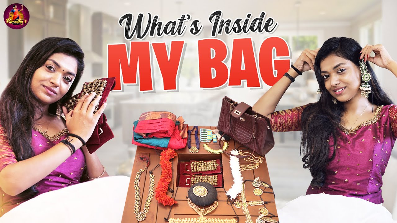 What's Inside My Bag? | Parvathy's Dance Studio