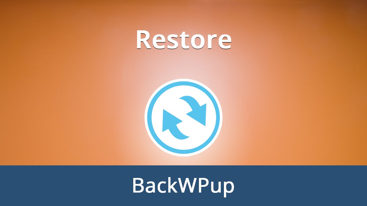 #5. Restoring Backups with the BackWPup WordPress plugin