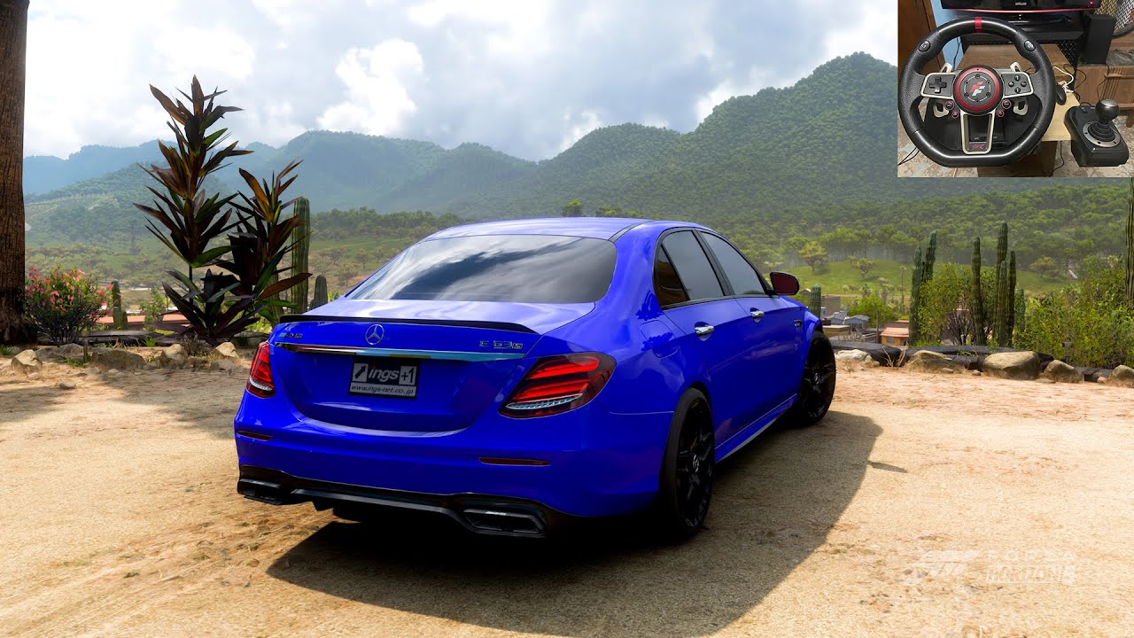Forza horizon 5 mercedes e63 s brabus steering wheel flashfire suzuka 900r gameplay