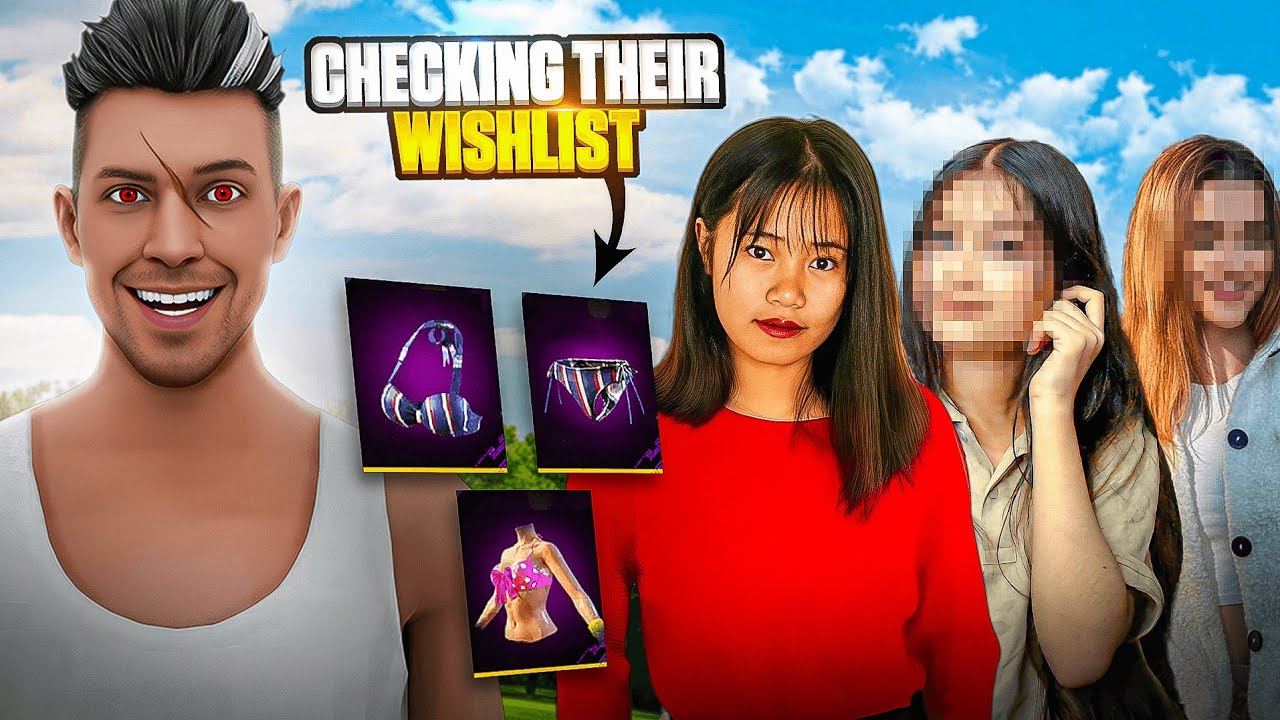 I Visited 5 Famous FF Girl YouTuber's Wishlist!