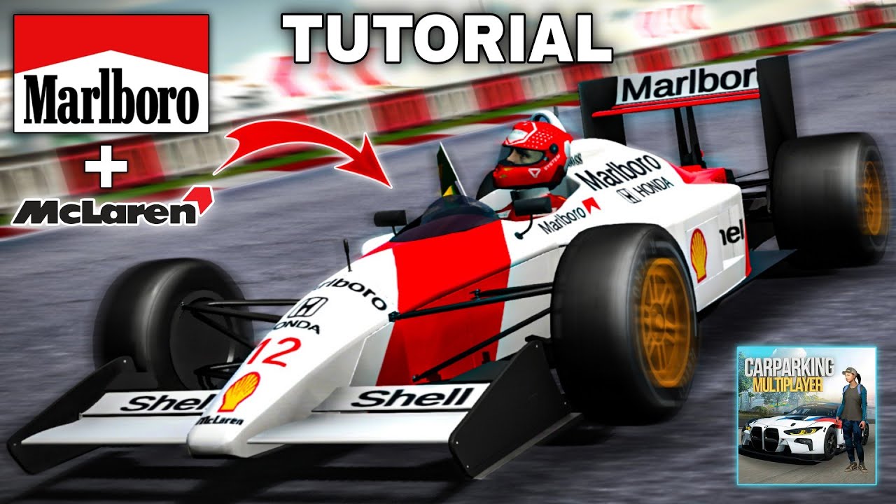 Tutorial F1 McLaren MP4 Marlboro 🏁 - Car Parking Multiplayer