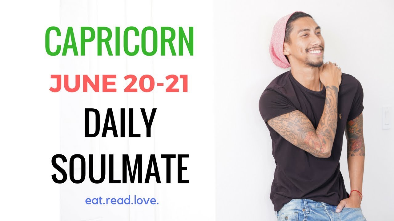 CAPRICORN SOULMATE “THIS IS THE SOULMATE:LIFE PARTNER” JUNE 20 21 DAILY LOVE TAROT READING