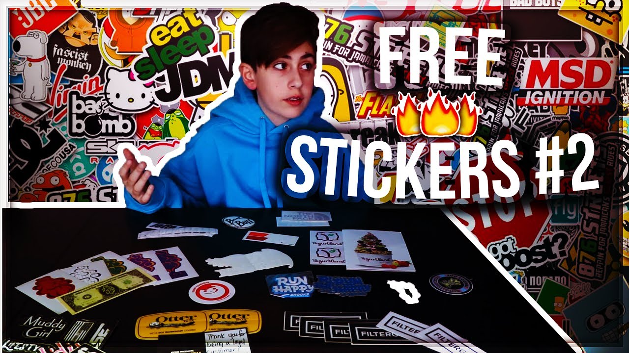 UNBOXING FREE STICKERS #2!!!! 𝘄/ 𝗟𝗶𝗻𝗸𝘀 (Stickerbombed Guitar Case Review)