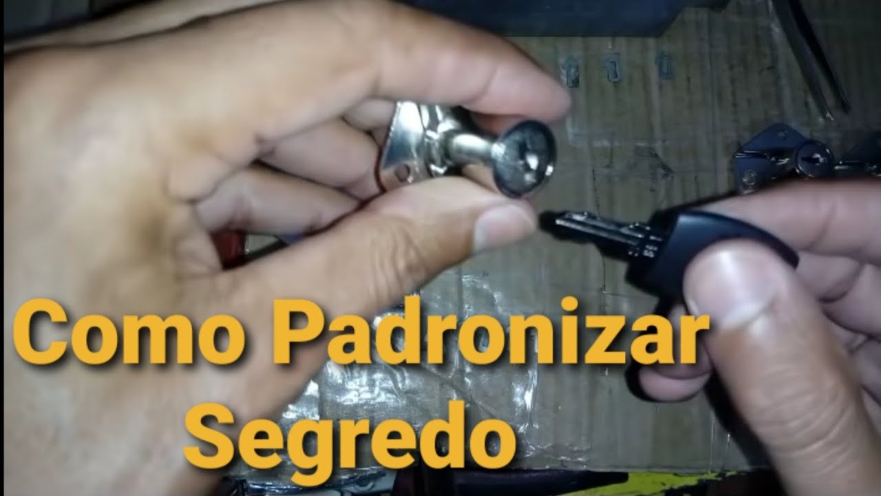 ✅🔑 Como Padronizar Segredo Fechadura Armário -  @CHAVEIRO H M - Locksmith