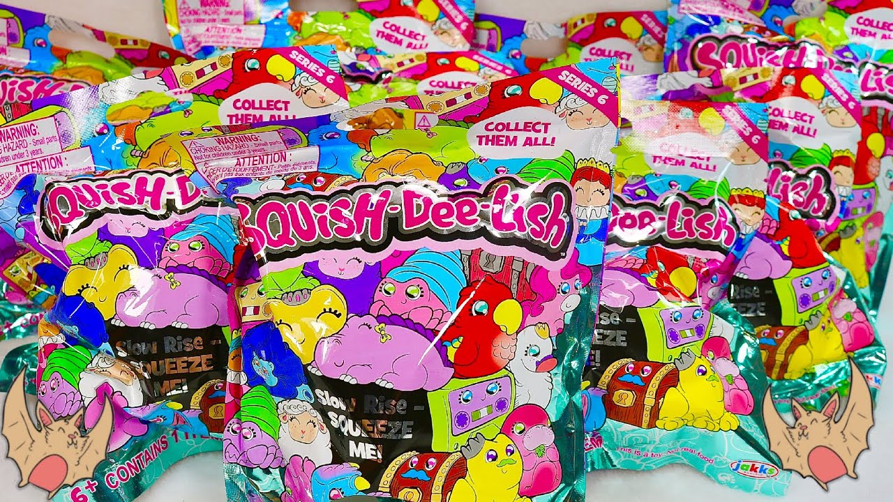 🦇 SQUISH-DEE-LISH SERIES 6 SLOW RISE SQUISHIES🦇