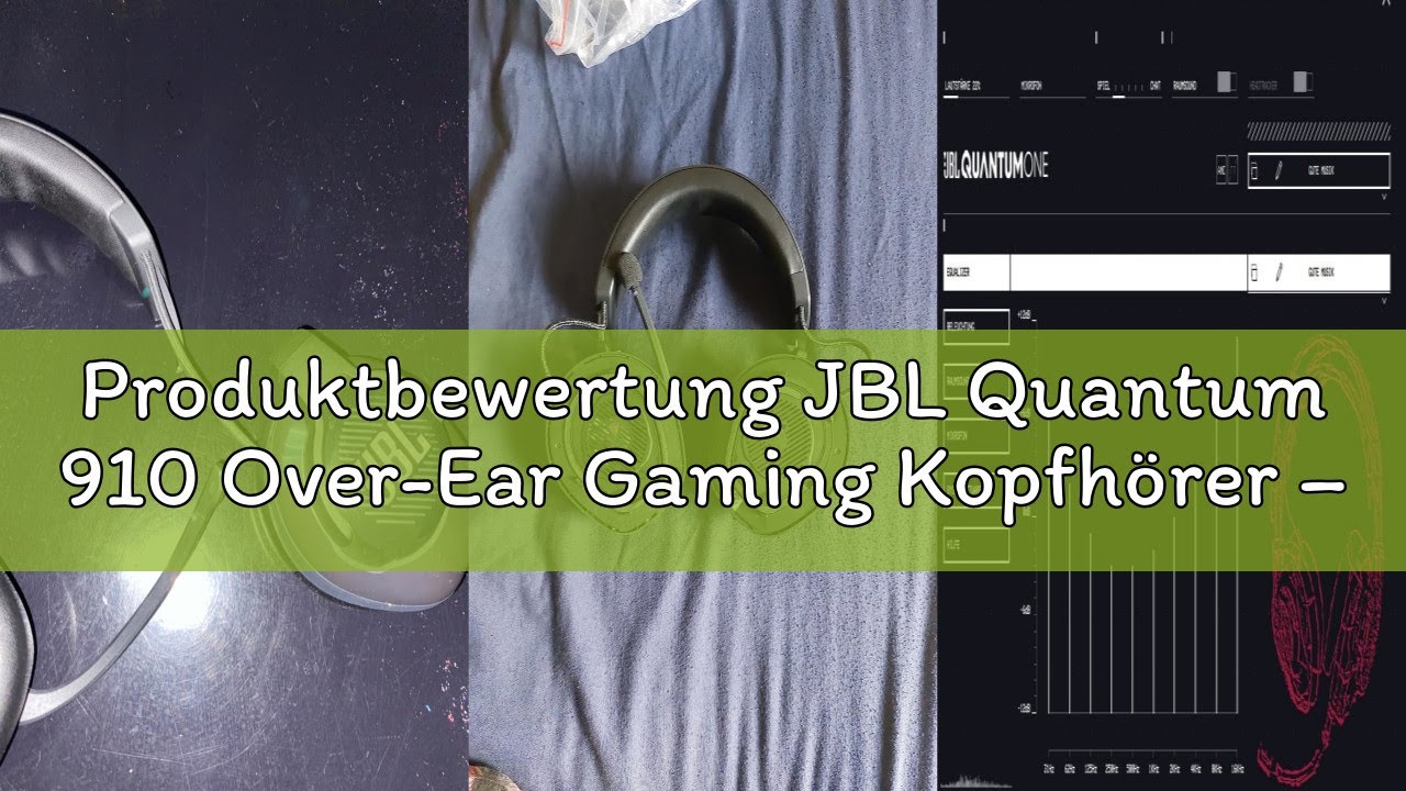 Produktbewertung JBL Quantum 910 Over-Ear Gaming Kopfhörer – Wireless 2,4 GHz, Bluetooth 5.2 und 3,5