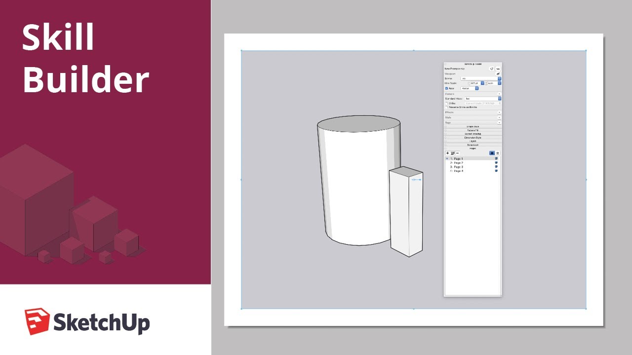 SketchUp & LayOut Template Sync - Skill Builder
